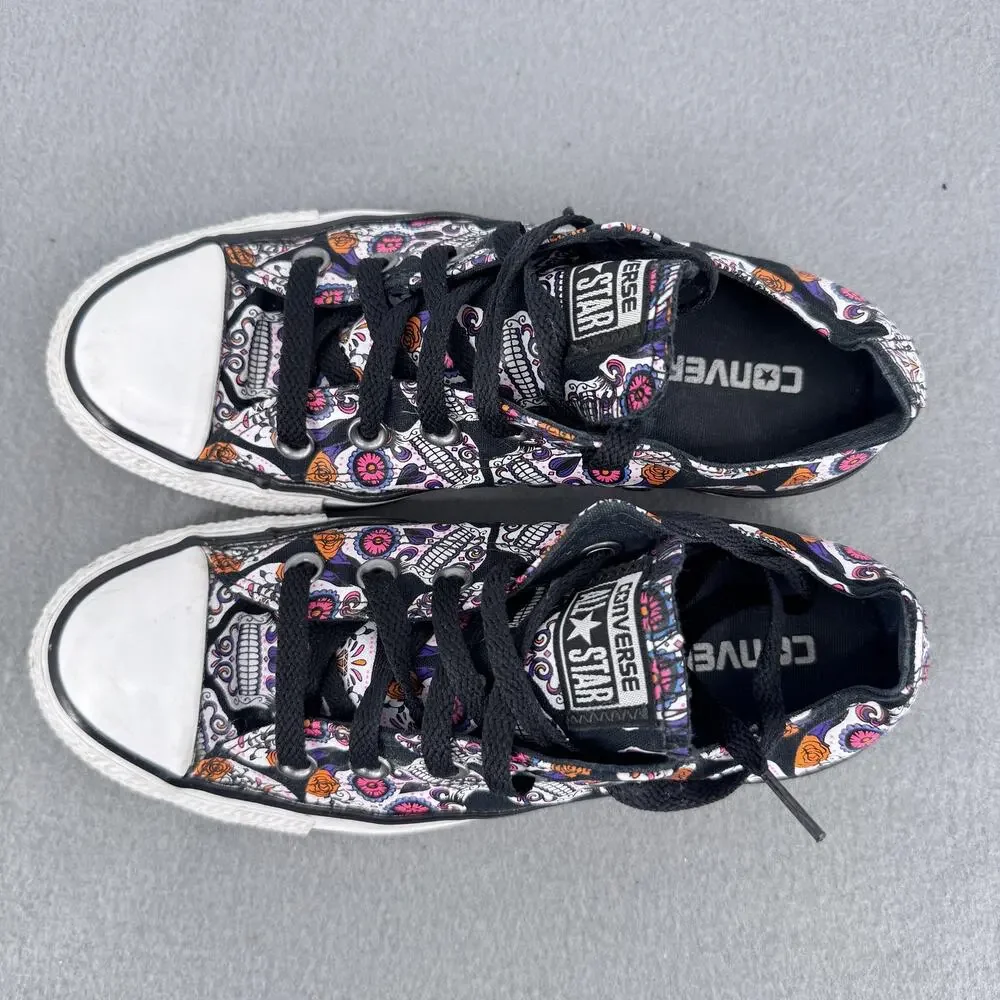 Converse Chuck Taylor All Star Day Of The Dead Low‎ Top Shoes Mens 4 W6 154893F